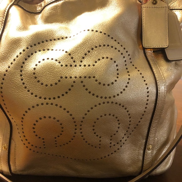 Coach Audrey Leather Andie Cinced Tote 17064 - Picture 4 of 15